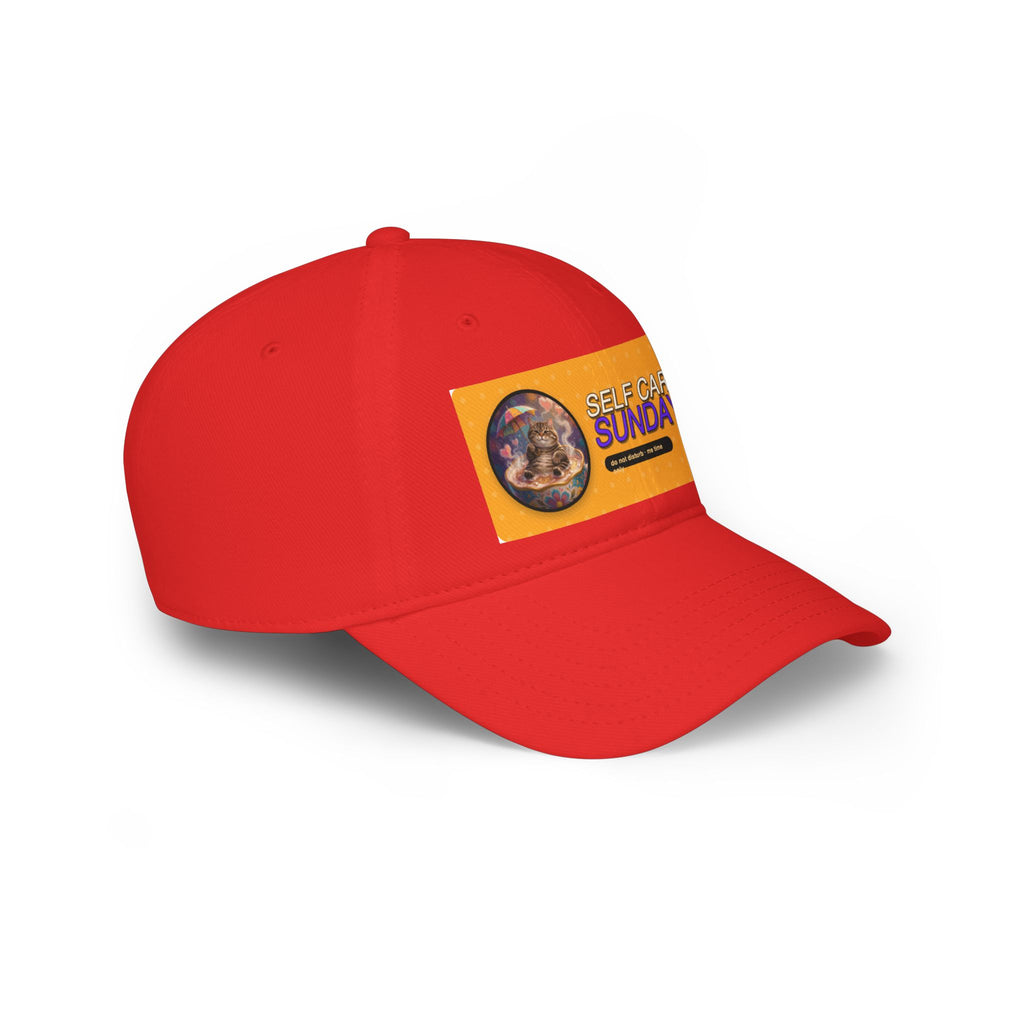 Self Care Sunday Baseball Cap — Cozy Wellness Hat with 'Self Care Sunday' Design