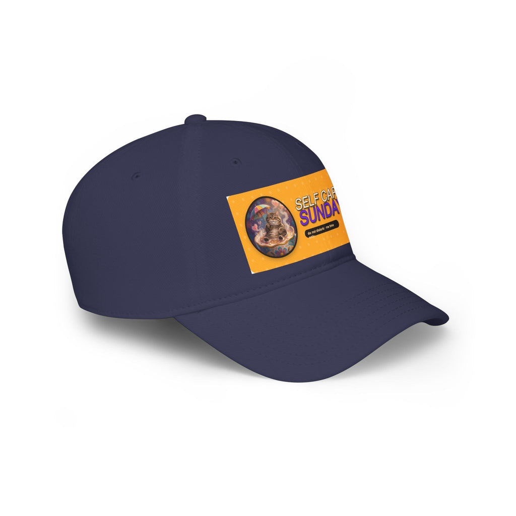 Self Care Sunday Baseball Cap — Cozy Wellness Hat with 'Self Care Sunday' Design