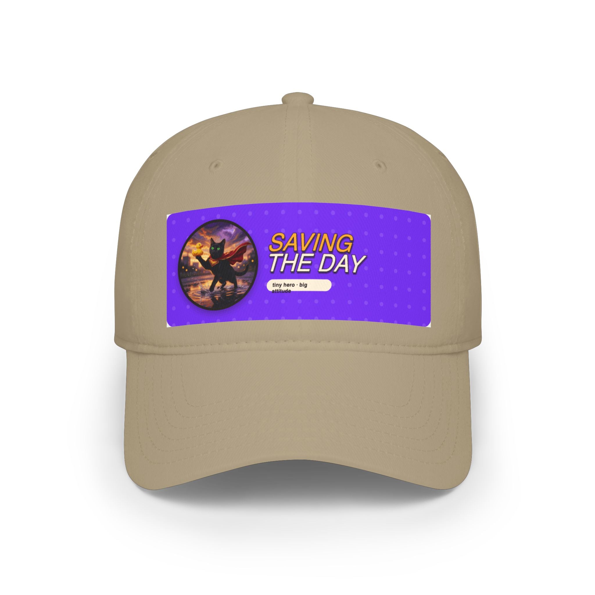 Baseball Cap — "Saving The Day" Superhero Patch Hat