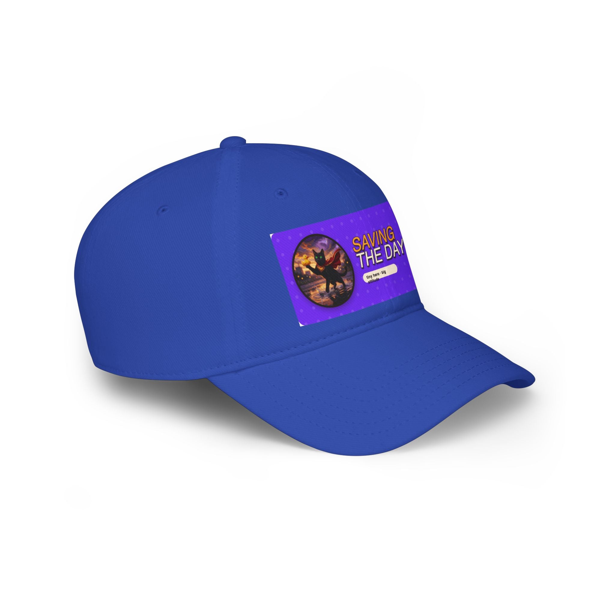 Baseball Cap — "Saving The Day" Superhero Patch Hat