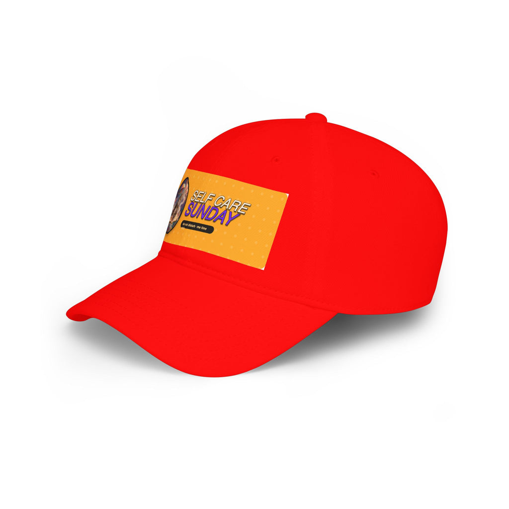 Self Care Sunday Baseball Cap — Cozy Wellness Hat with 'Self Care Sunday' Design