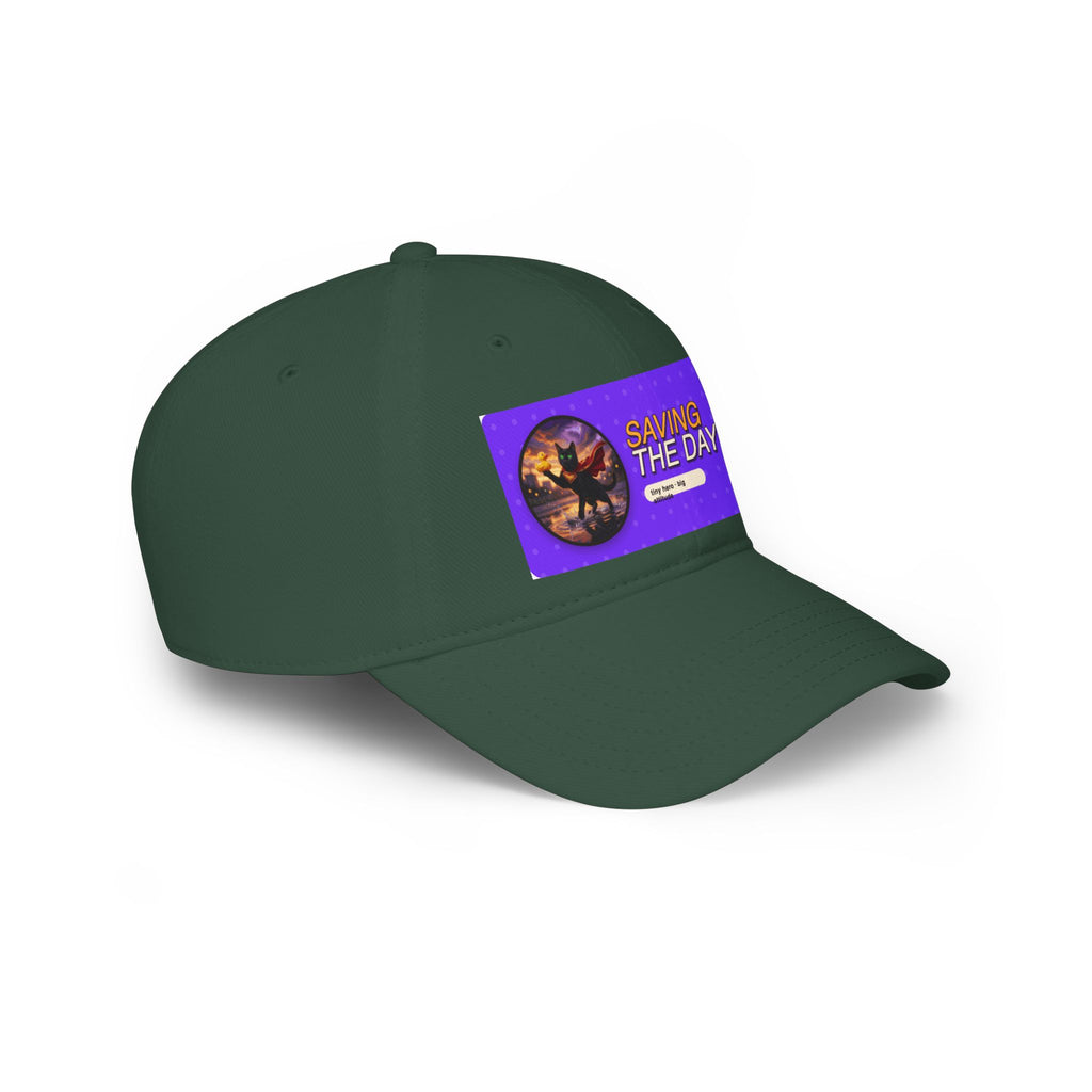 Baseball Cap — "Saving The Day" Superhero Patch Hat