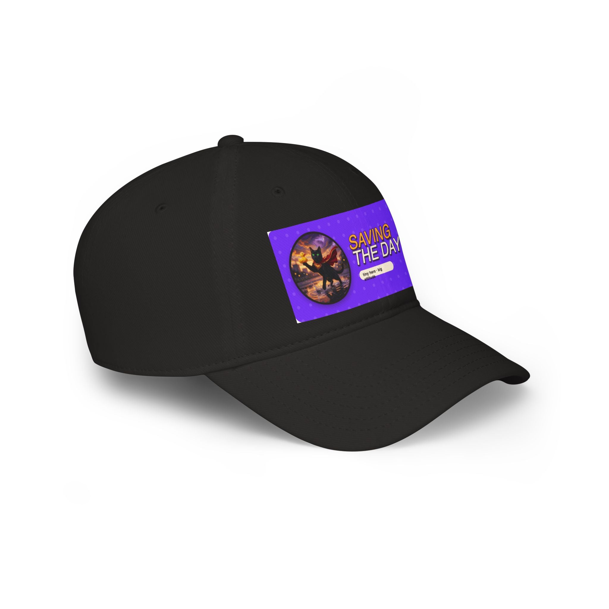 Baseball Cap — "Saving The Day" Superhero Patch Hat