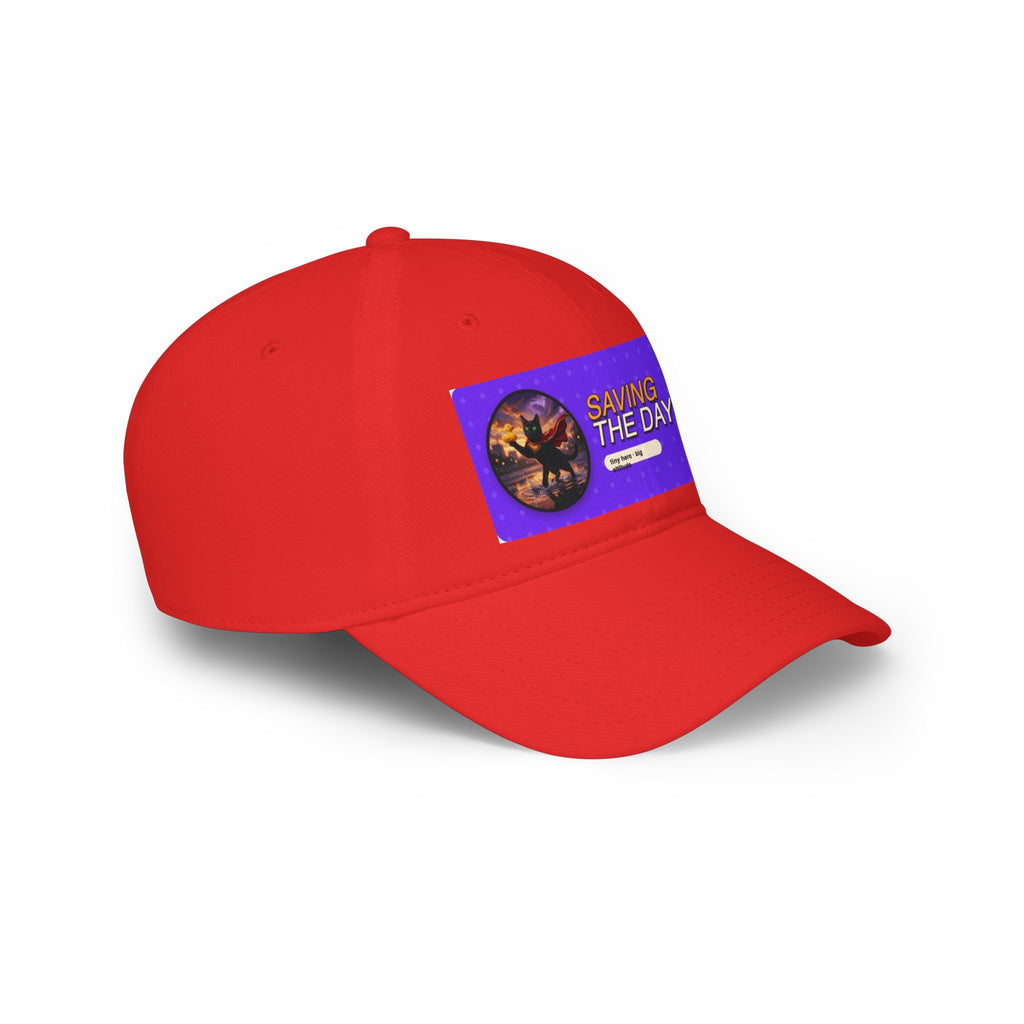 Baseball Cap — "Saving The Day" Superhero Patch Hat